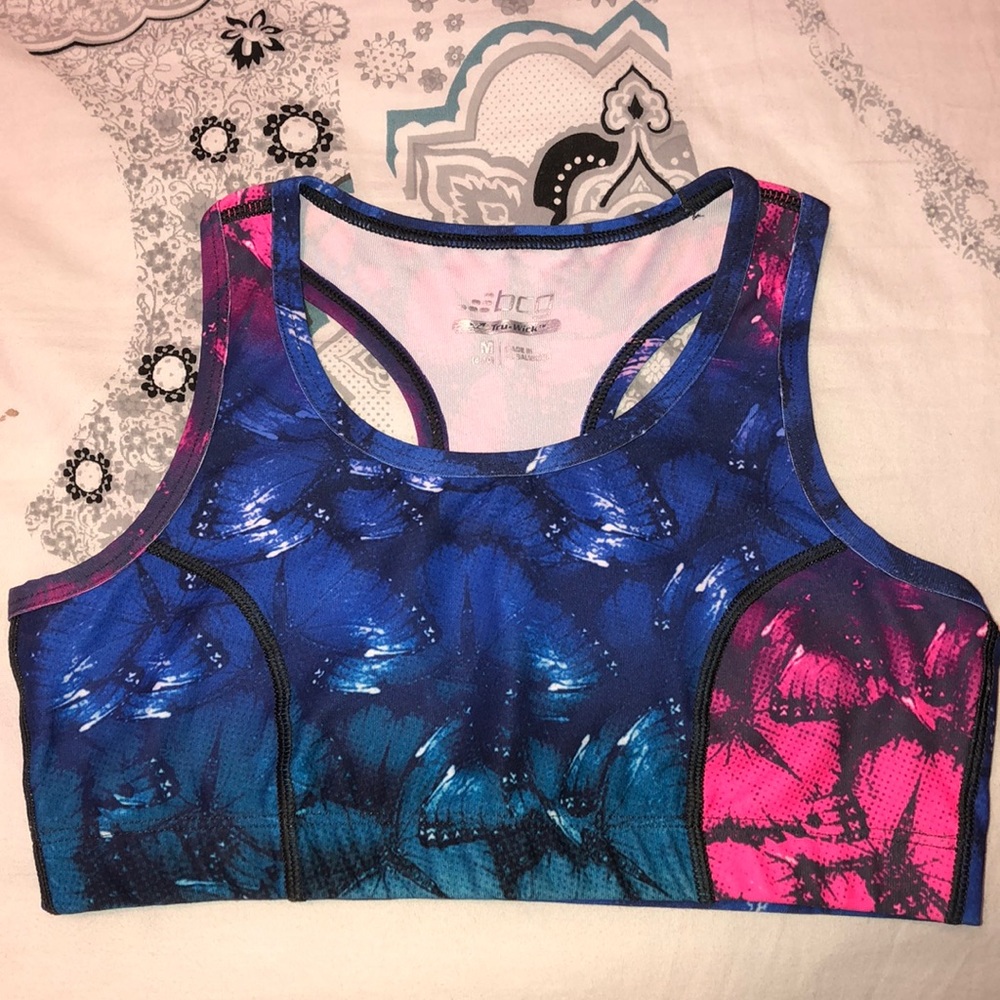 Butterfly Sports Bra Kids
